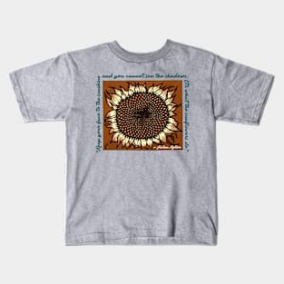 Sunflower Sunshine Kids T-Shirt